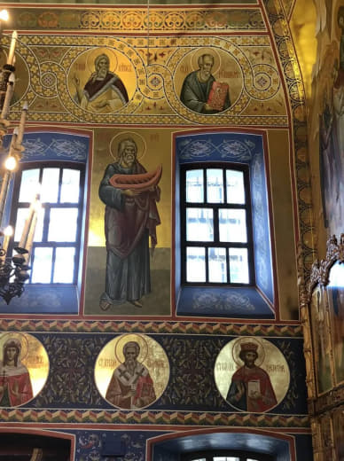 Роспись храма. Роспись храма мученика Иоанна Воина, г. Ковров, Владимирская область — 10