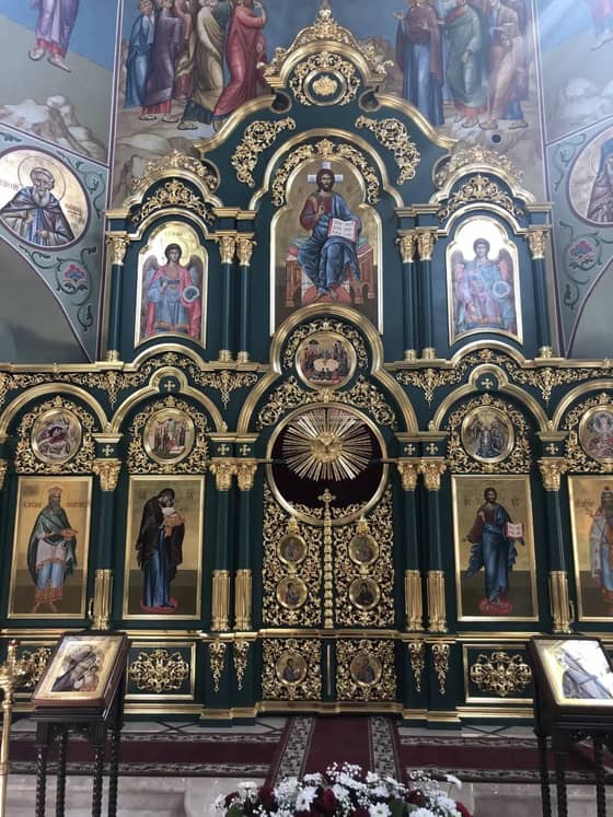 Church iconostasis