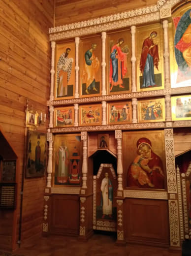 Иконостас. Иконостас храма святителя Афанасия Ковровского, г. Петушки, Владимирская область — 2