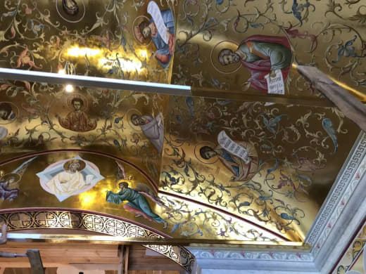 Роспись храма. Роспись храма Новомучеников Российских, с. Санино, Владимирская область — 18
