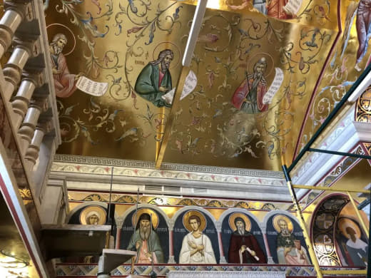 Роспись храма. Роспись храма Новомучеников Российских, с. Санино, Владимирская область — 19