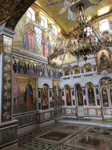 Роспись храма. Роспись храма Новомучеников Российских, с. Санино, Владимирская область — 2