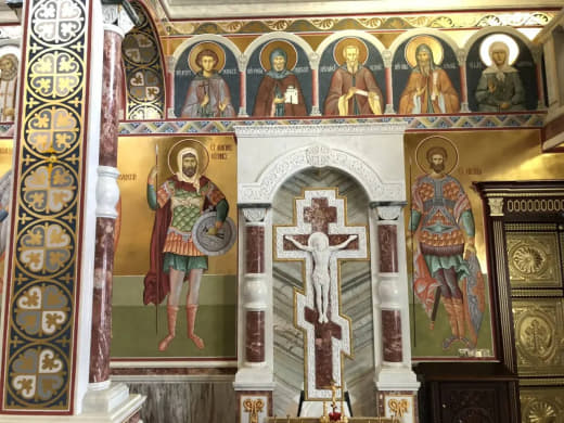 Роспись храма. Роспись храма Новомучеников Российских, с. Санино, Владимирская область — 9